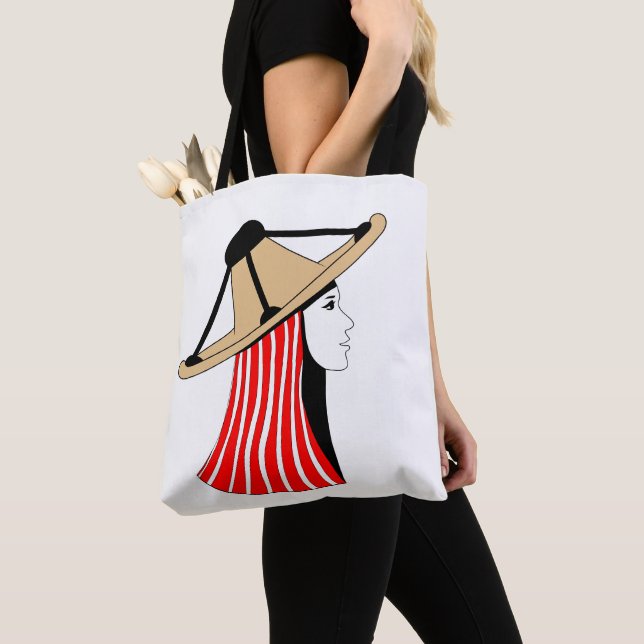 Bolsa Tote Mandil w Chachiya: Símbolos da Identidade Jebala (Close Up)