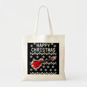Bolsa Tote Mandolin Jogador do Pão Feio Natal Mandolinista M