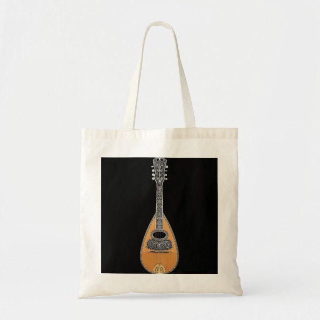 Bolsa Tote Mandolin Lover String Instrumento Música Bluegrass (Frente)