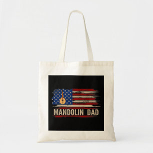 Bolsa Tote Mandolin Lover Vintage Mandolin Pai americano F