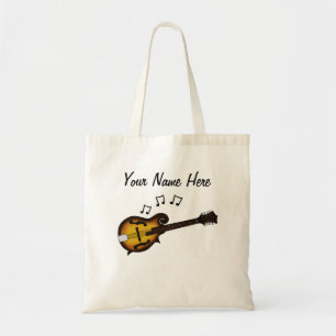 Bolsa Tote Mandolin Personalizado Tote Bag Mandolinista Músic