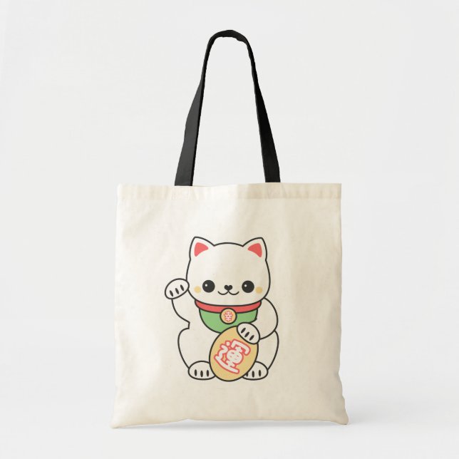Bolsa Tote Maneki bonito Neko (Frente)