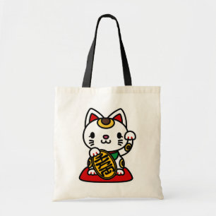 Bolsa Tote Maneki Neko (Gato Sortudo)