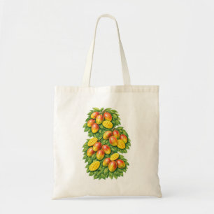 Bolsa Tote Manga Botânica Fruta Tropical