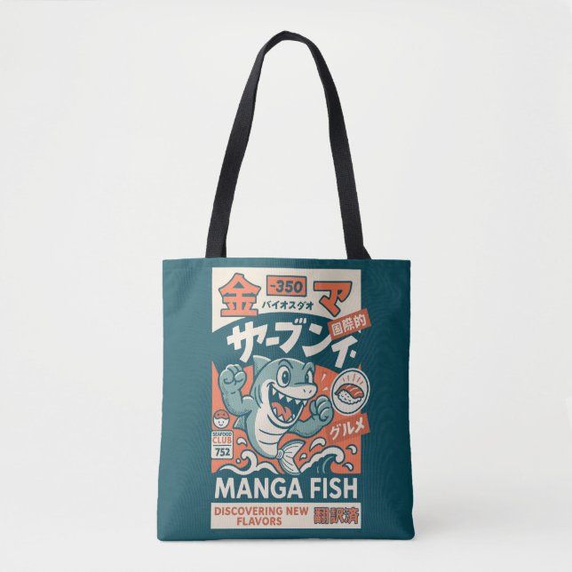 Bolsa Tote Manga Fish (Frente)