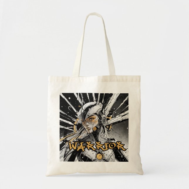 Bolsa Tote Manga Guerreiro (Frente)