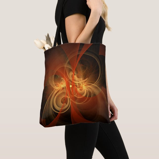 Bolsa Tote Manhã, Abstrato de Arte Magia (Close Up)