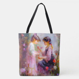 Bolsa Tote Manhã em um Jardim