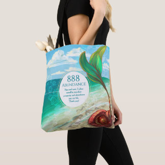 Bolsa Tote Manifestação de abundância números angélicos 888