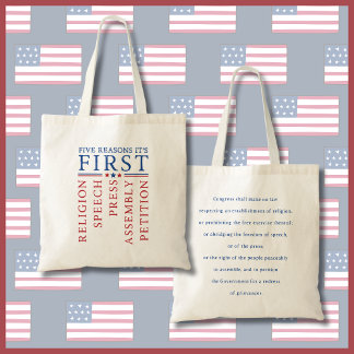 Bolsa Tote Manifesto de Protesto pela Liberdade de Expressão