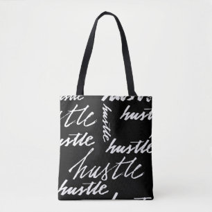 Bolsa Tote Manipulador de padrões sem falhas texto grunge m