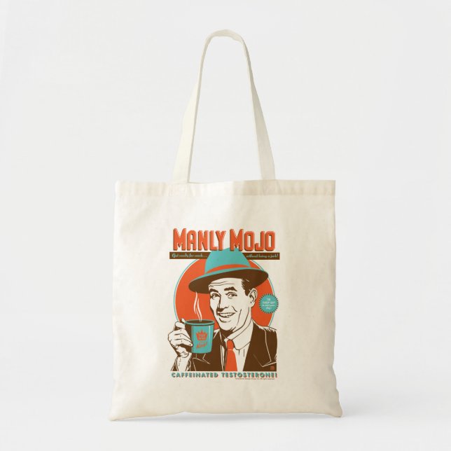 Bolsa Tote Manly Mojo Coffee (Frente)