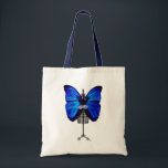 Bolsa Tote Mannequin Blue Butterfly<br><div class="desc">Moda & Figurativa</div>