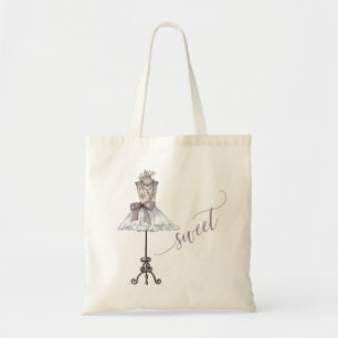 Bolsa Tote Mannequin Whimsical "Sweet" Com Tutu