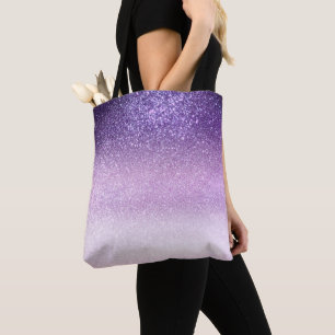Bolsa Tote Mânre de Lilac Violet Pastel Roxo Tripla