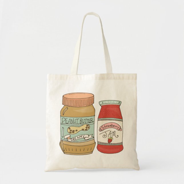 Bolsa Tote Manteiga e doce de amendoim (Frente)