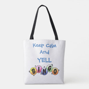 Bolsa Tote Mantenha a Calma e Grite Bingo