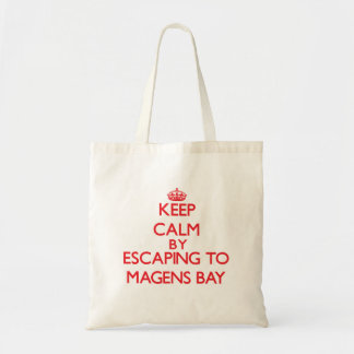 Bolsa Tote Mantenha a calma escapando à baía Virgin Islands