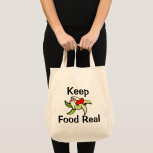 Bolsa Tote Mantenha a Comida Real
