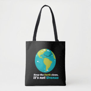 Bolsa Tote Mantenha a terra limpa