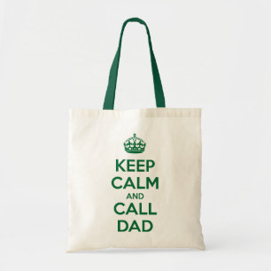 Bolsa Tote Mantenha calma e ligue para o Pai