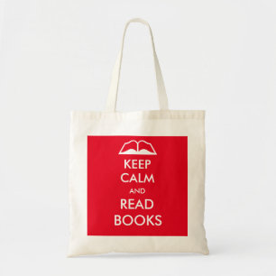 Bolsa Tote Mantenha calmo e leia livros