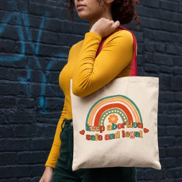 Bolsa Tote Mantenha o Aborto Seguro e Legal
