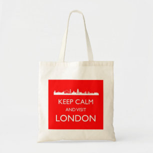 Bolsa Tote Mantenha-se calmo e visite Londres Tote Bag