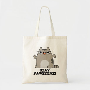 Bolsa Tote Mantenha-se Engraçado, Gato-Pun