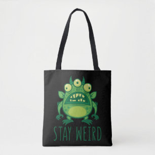 Bolsa Tote Mantenha-se estranho monstro de Alienígenas