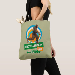Bolsa Tote Mantenha-Se Legendário, Continue Correndo Engraçad