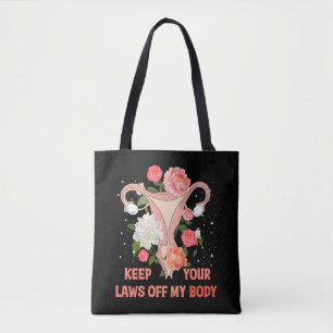 Bolsa Tote Mantenha suas leis longe do meu corpo