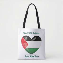 Bolsa Tote manter a paz com a Palestina