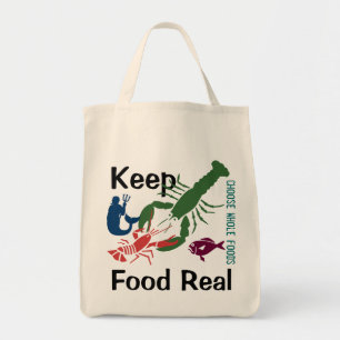 Bolsa Tote Manter Comida Real