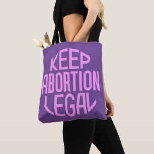Bolsa Tote Manter Legalidade do Aborto