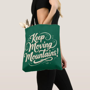 Bolsa Tote Manter Montagens Motivas Design Motivacional