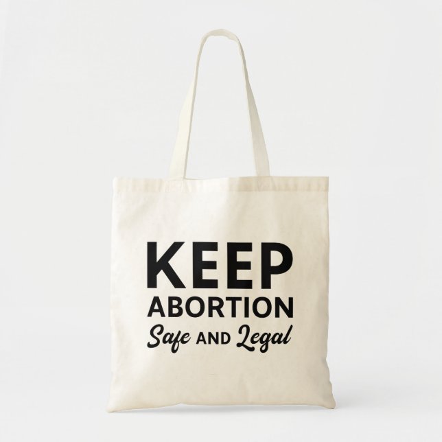 Bolsa Tote Manter O Aborto Seguro E Legal (Frente)