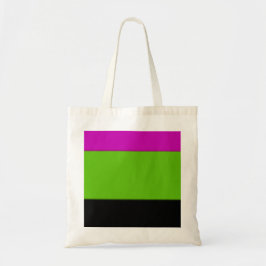 Bolsa Tote Mântero rosa, verde e preto