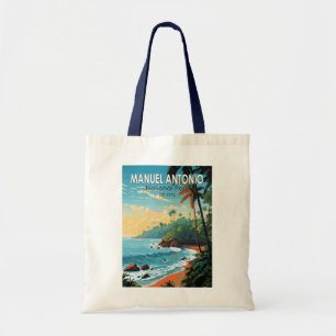 Bolsa Tote Manuel Antonio National Park Viagem Art Vintage
