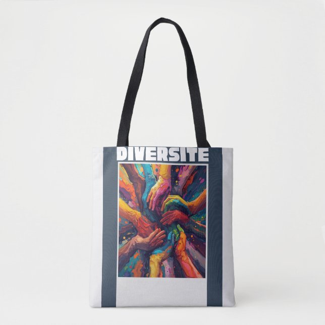 Bolsa Tote Many Hands, One Future – Diversité (Frente)