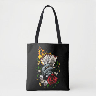 Bolsa Tote Mão Dos Cartões