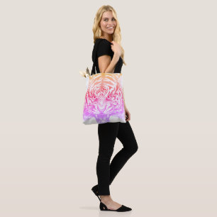 Bolsa Tote Mão original sacola de duas faces tirada do tigre