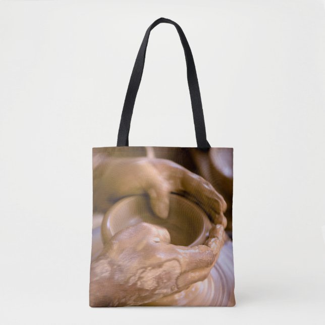 Bolsa Tote Mãos de Oleiro  (Frente)