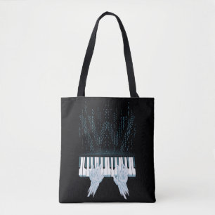 Bolsa Tote Mãos do Android de Westworld no piano de jogado