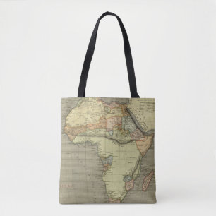 Bolsa Tote Mapa antigo antigo inspirado