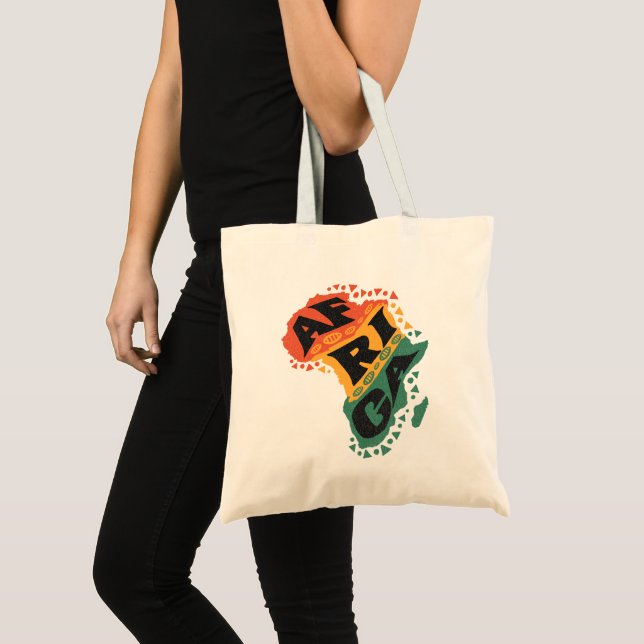 Bolsa Tote Mapa da África (Frente (produto))