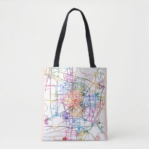 Bolsa Tote Mapa da Cidade da China