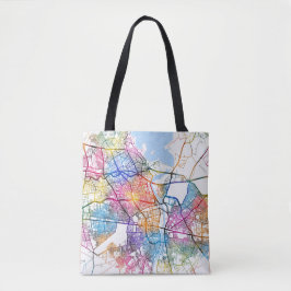 Bolsa Tote Mapa da Cidade de Adana Türkiye