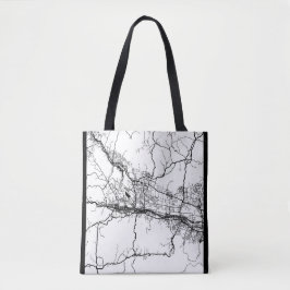 Bolsa Tote Mapa da Cidade de Baoji, China