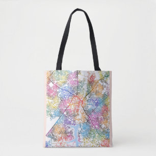 Bolsa Tote Mapa da Cidade de Ilorin Nigéria